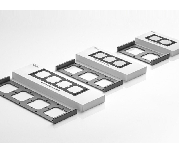 Sonoff Ramka do włącznika M5 80 podwójna 2-krotna M5-2C-80-F (grafi - 1489979 - zdjęcie 2